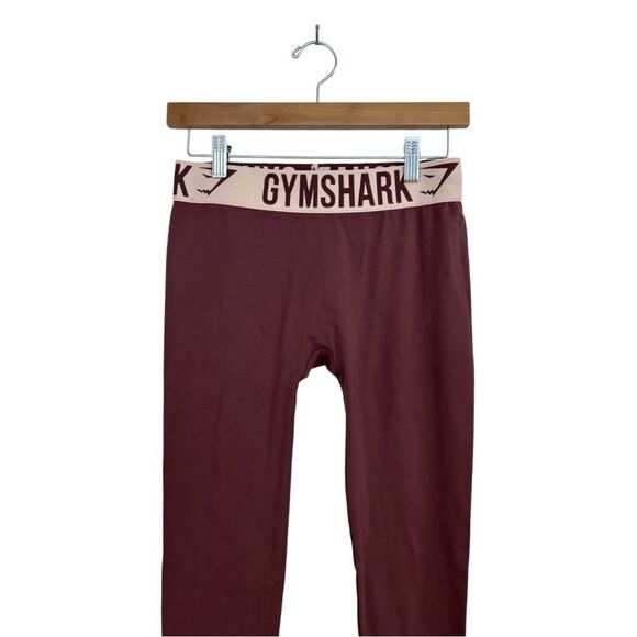 Gymshark Flex Low Rise Berry Full Length Leggings, Size Small - Picture 2 of 5